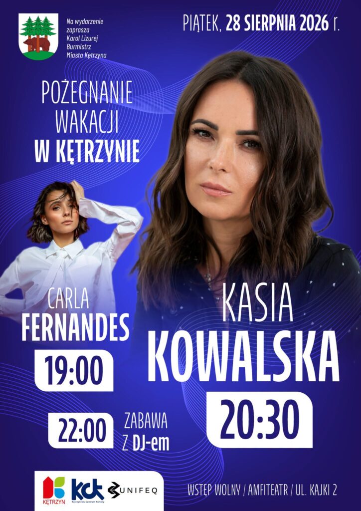 Pożegnanie wakacji w Kętrzynie – Kasia Kowalska i Carla Fernandes