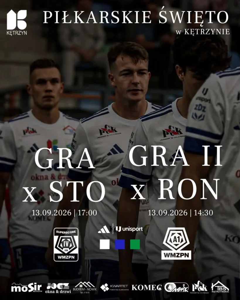 Stadion Granicy Kętrzyn przed meczem ze Stomilem Olsztyn