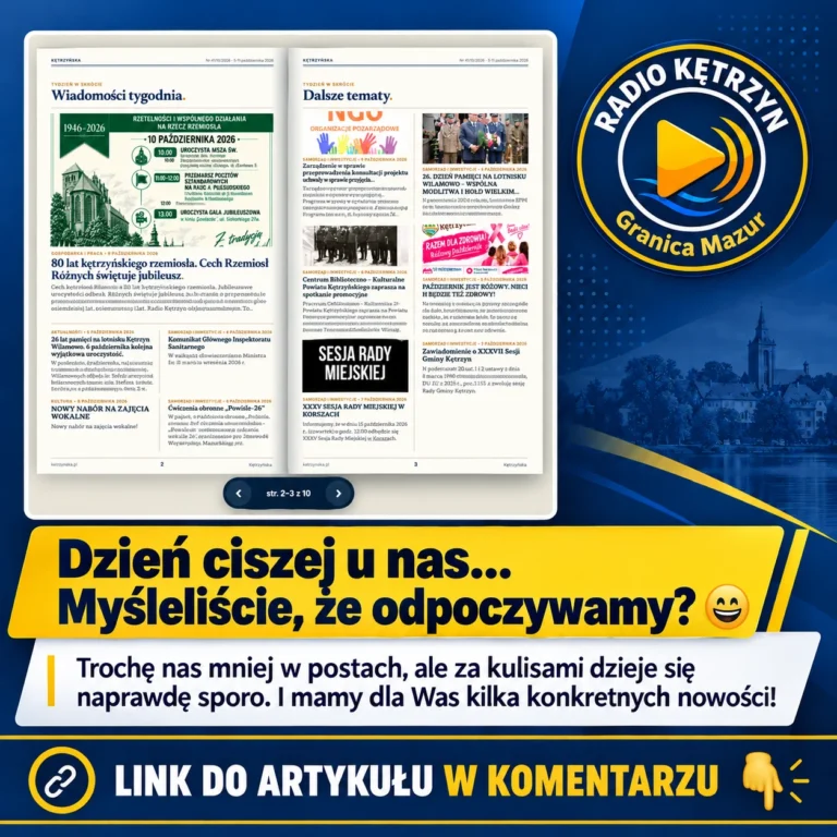Radio Kętrzyn rozwija kolejne projekty. Interaktywna gazetka, Meta Verified i nowe funkcje