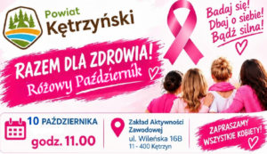 PAŹDZIERNIK JEST RÓŻOWY. NIECH BĘDZIE TEŻ ZDROWY!